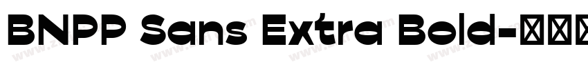BNPP Sans Extra Bold字体转换